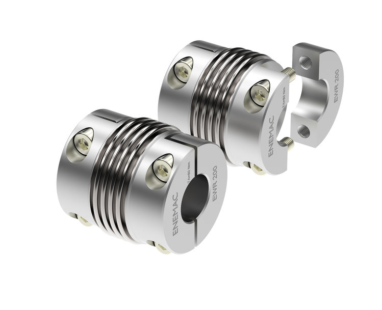 New stainless half-shell metal bellows coupling EWR